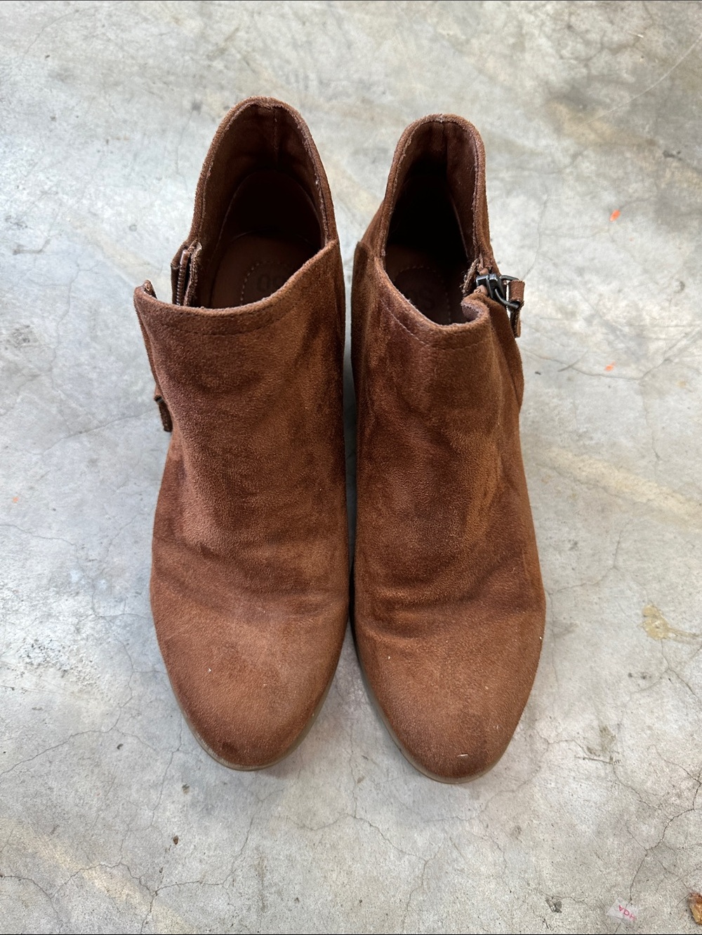 SO Chestnut Brown Suede Ankle Boot